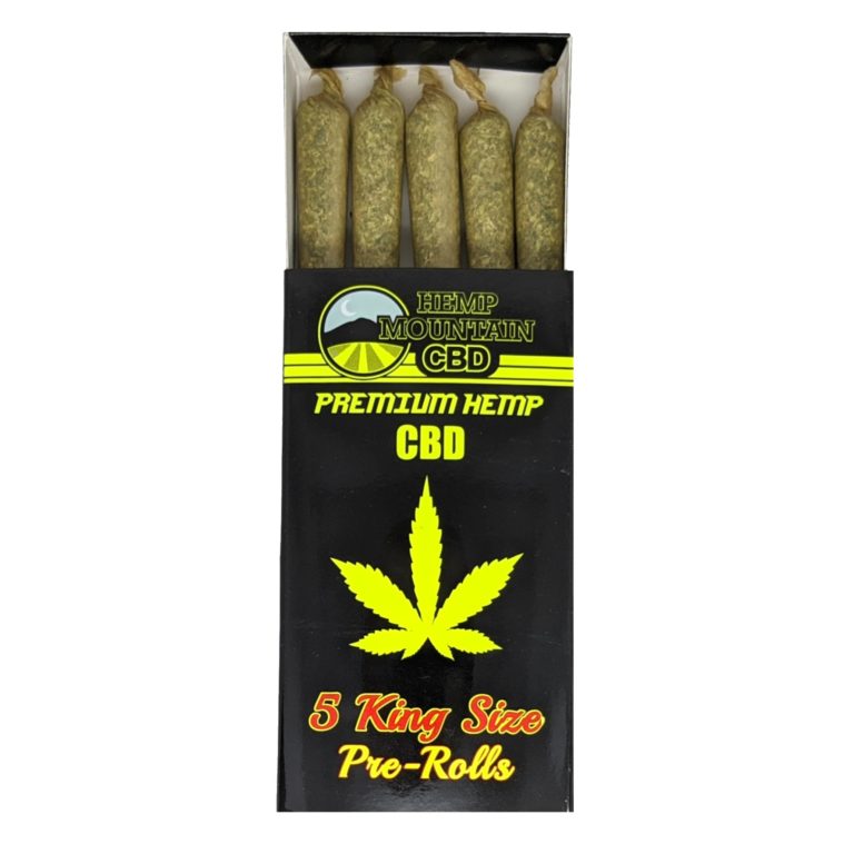 Hemp Flower Pre Rolls 5 Pack | Hemp Mountain CBD